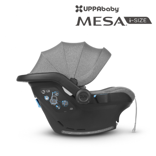 UPPAbaby Mesa i-Size 新生兒提籃 - 黑灰