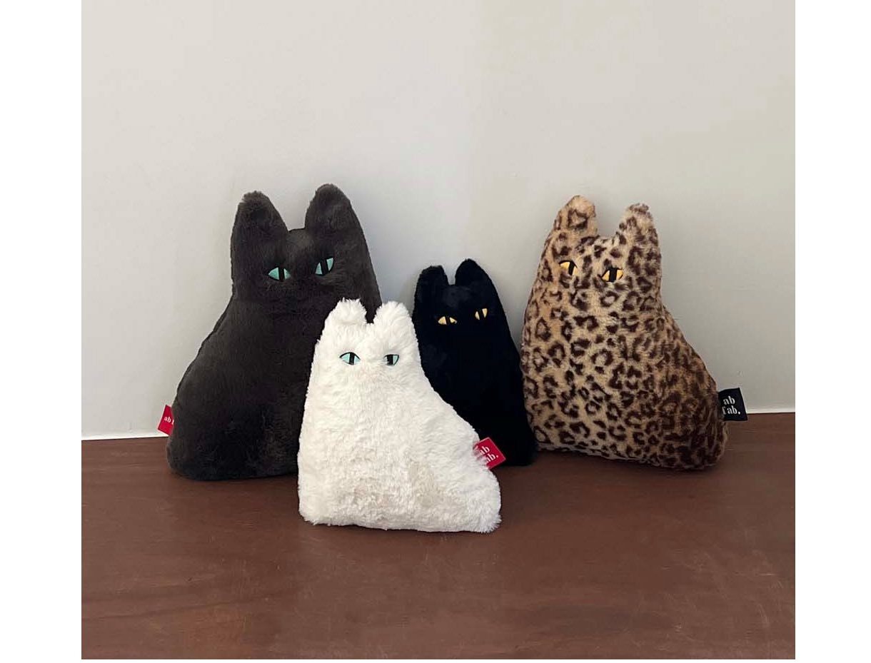 韓國手工文創ab fab.胖貓靠墊