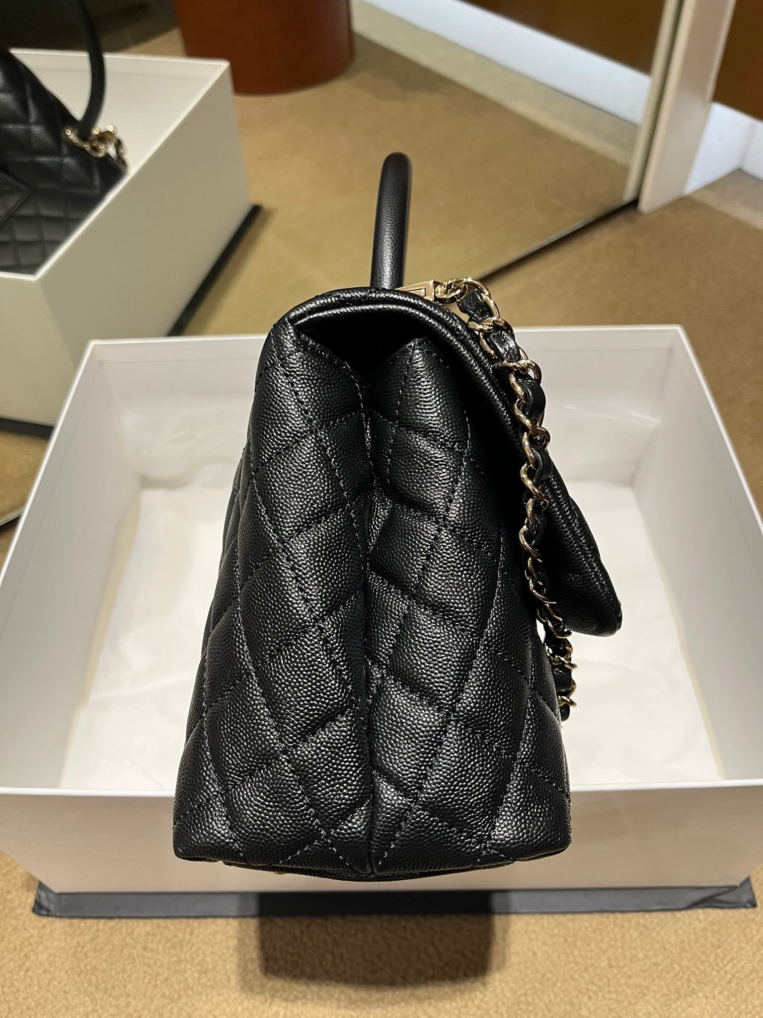 Chanel coco handel 29cm 黑色 （二手 99%new）