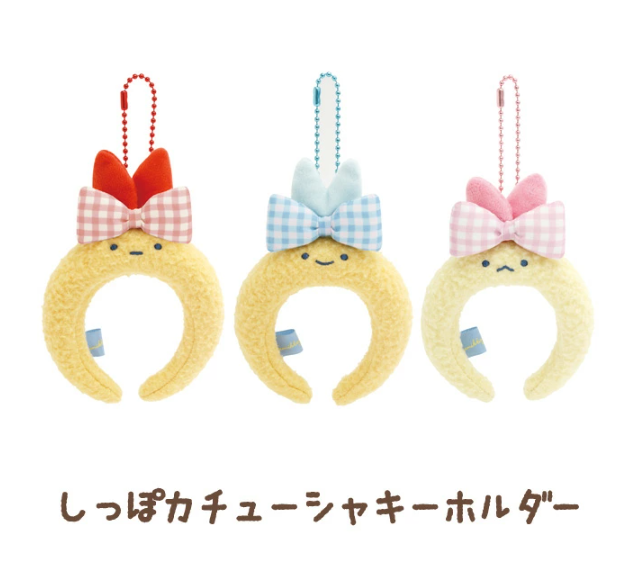 角落生物 2025年5月貨 有夢想的炸物三人組(炸蝦/炸魚/天蝦) 頭箍形掛件-