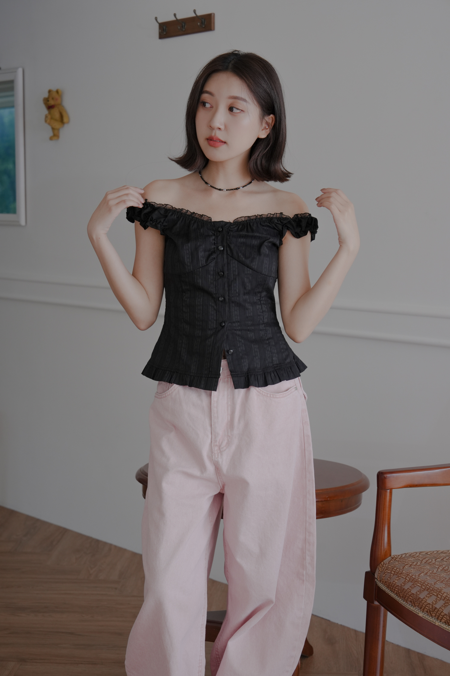 Frill Lace Blouse #上衣