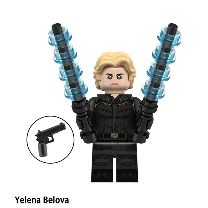Thunderbolts Black Widow Yelena Belova Custom Minifigures Minifigs Fit Lego WM6151 WM2461