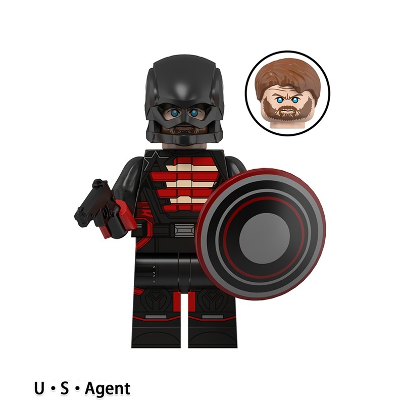 Thunderbolts US Agent Custom Minifigures Minifigs Fit Lego WM6151 WM2462