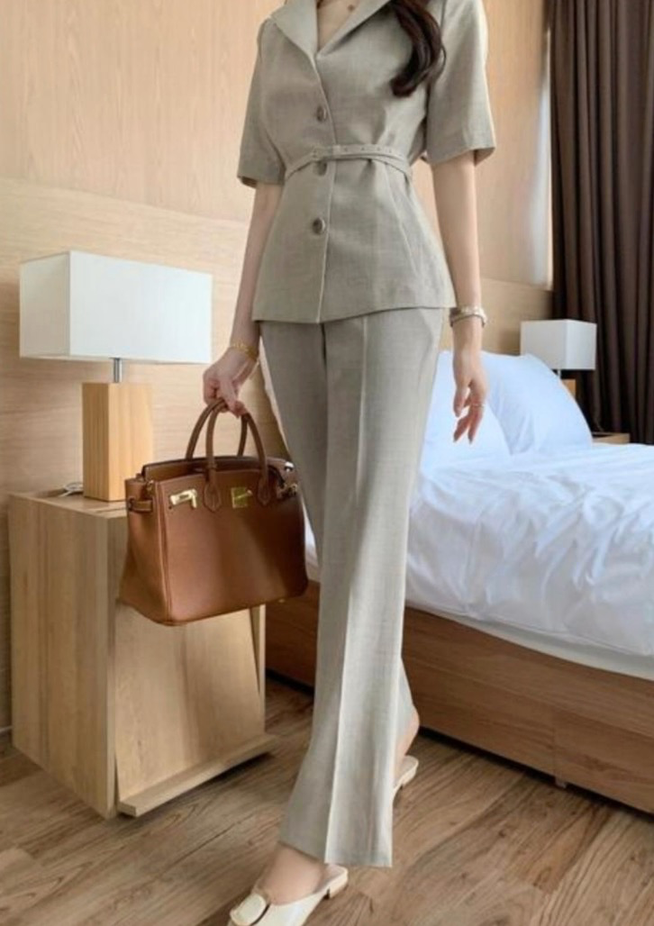 [現貨] Yvette 俐落套裝西裝褲 [ 3色 / S ]