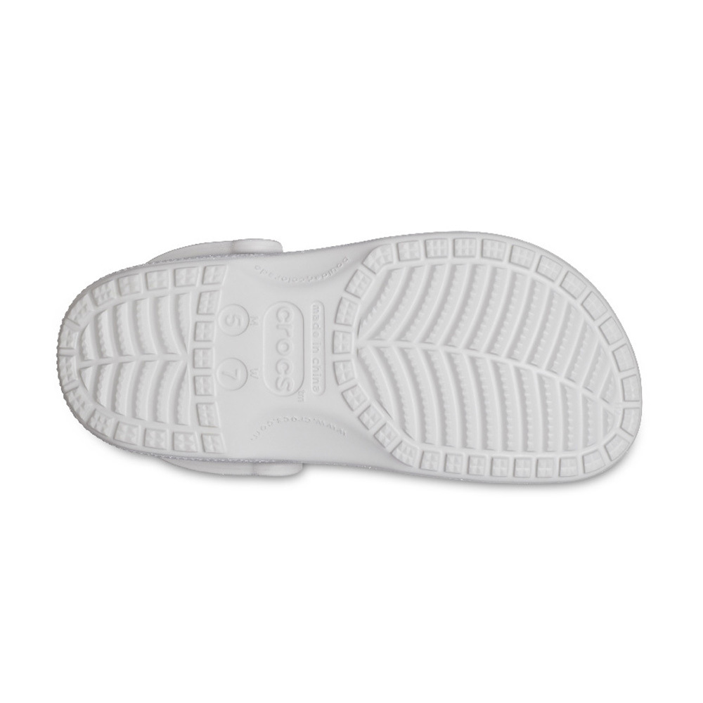 Crocs Classic Glitter Clog 男鞋 女鞋 銀色 亮片 洞洞鞋 布希鞋 涼拖鞋 2059420IC