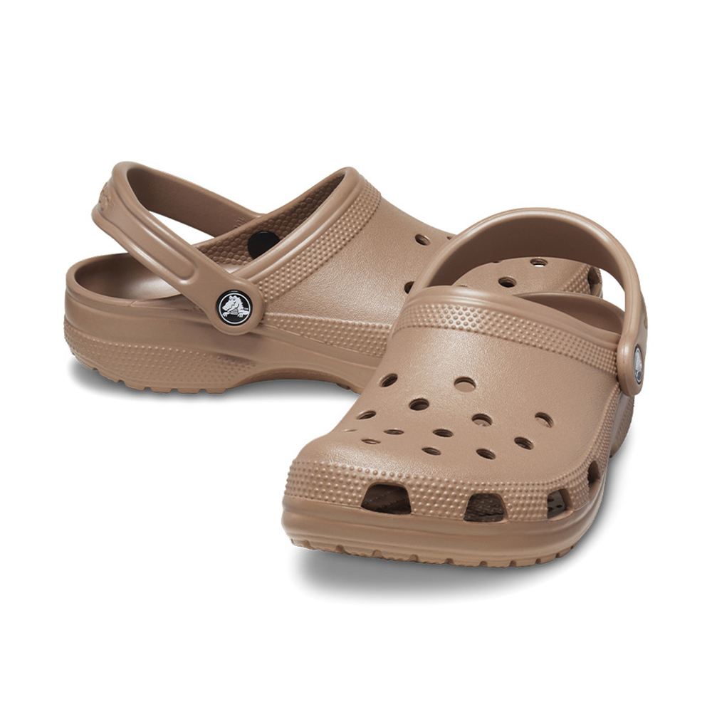 Crocs Classic 男鞋 女鞋 拿鐵色 卡駱馳 經典克駱格 中性 洞洞鞋 休閒 布希鞋 涼拖鞋 100012Q9