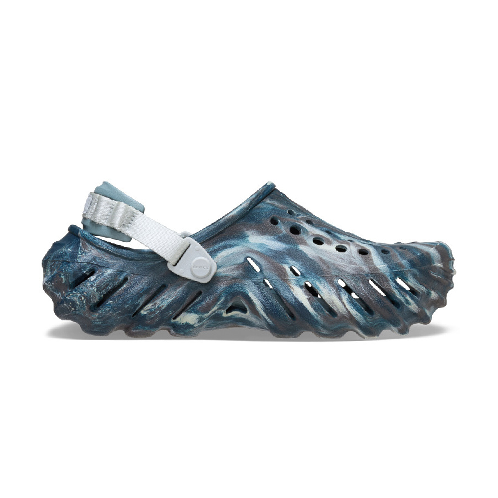 Crocs Echo Marbled Clog 男鞋 女鞋 黑沙灰色 洞洞鞋 中性 休閒 涼拖鞋 2084540LE
