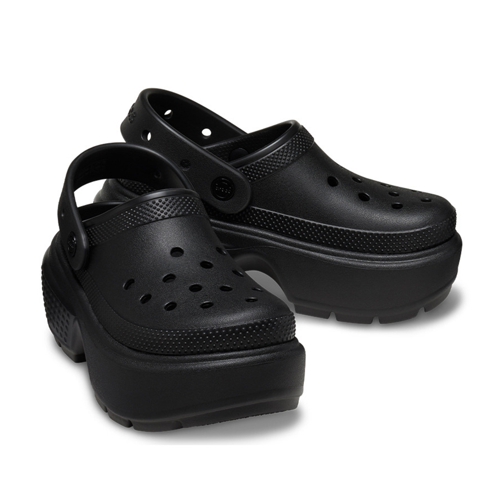 Crocs Stomp Clog 男鞋 女鞋 黑色 雪屋克駱格 厚底 卡駱馳 中性 休閒 涼拖鞋 209347001