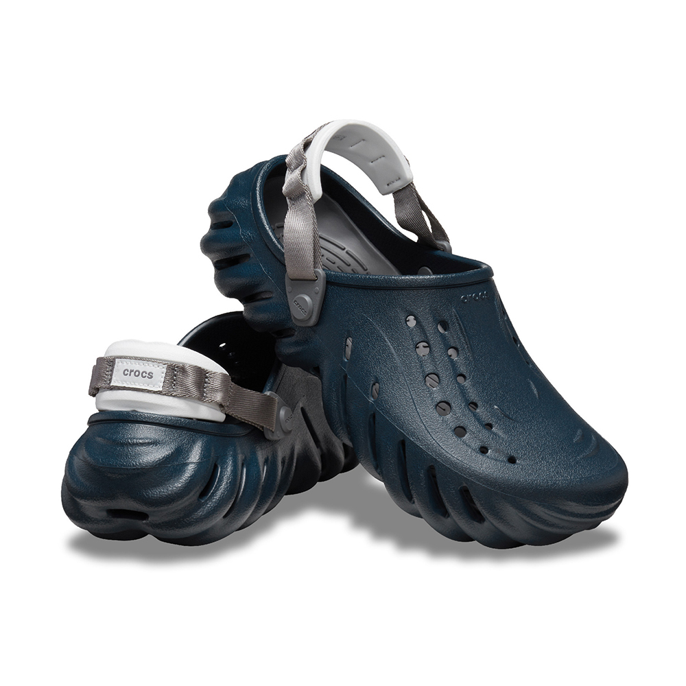 Crocs Echo Clog 男鞋 女鞋 暗藍色 波波克駱格 休閒 中性 卡駱馳 涼拖鞋 20793748I