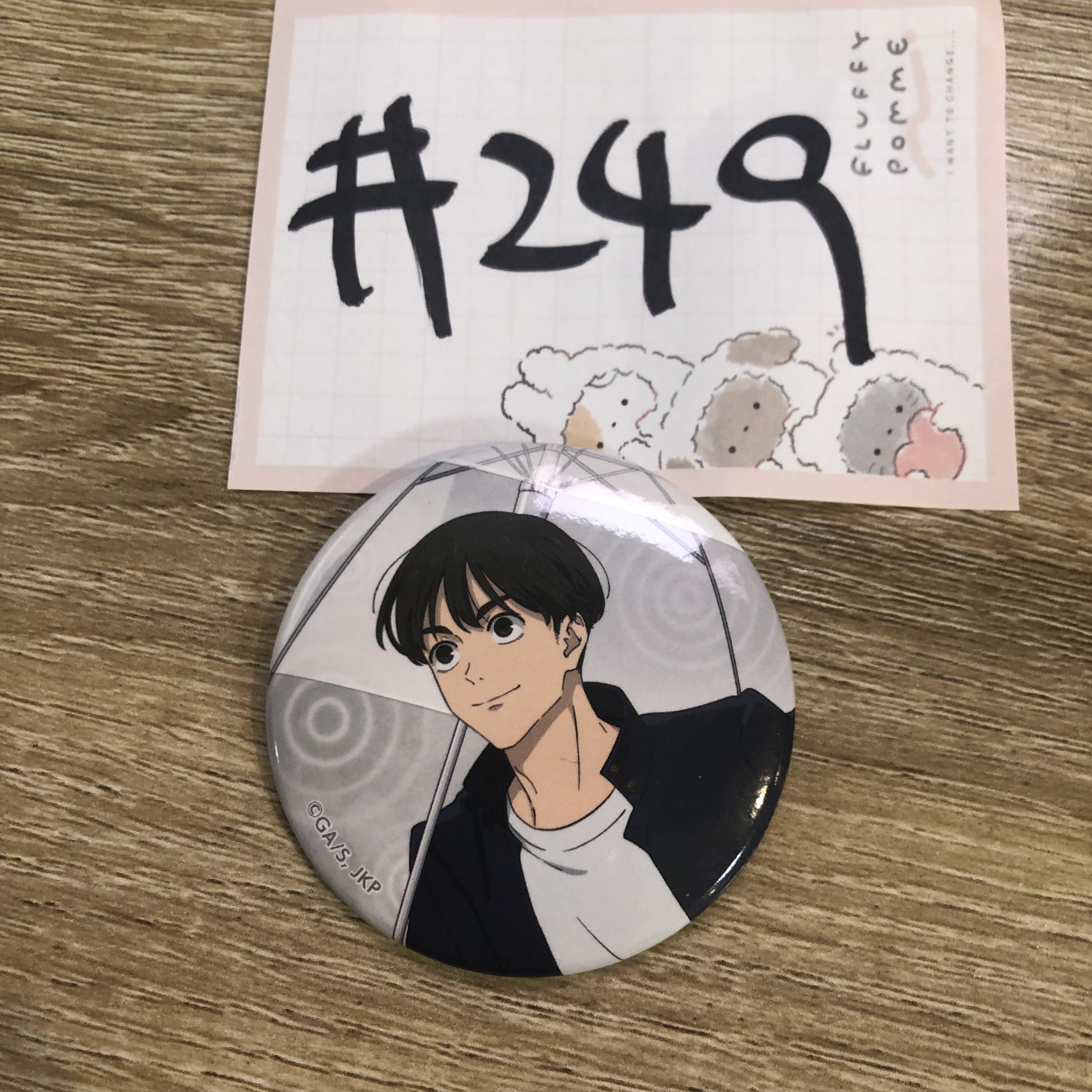 咒術迴戰 灰原 襟章#249