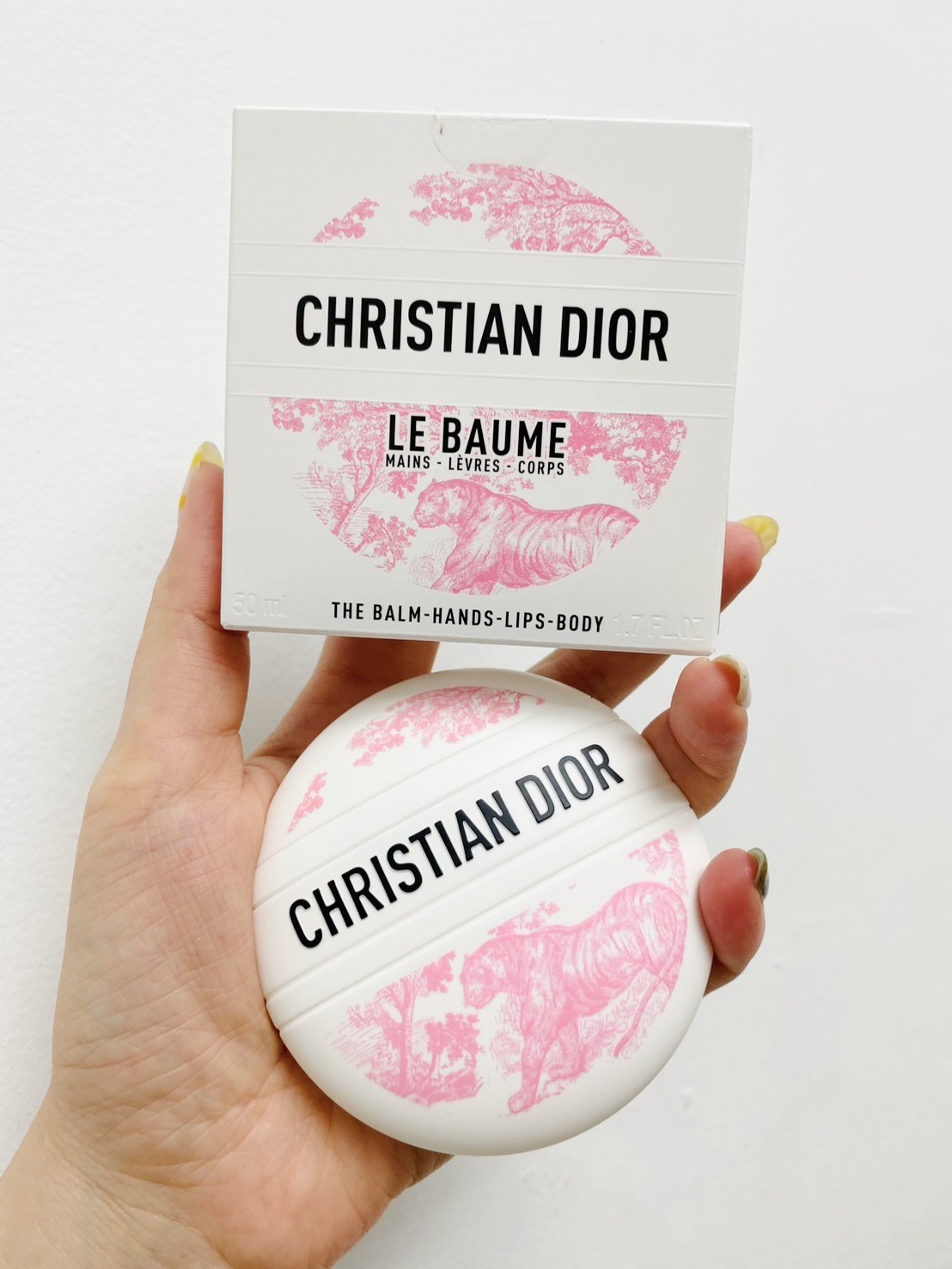 Dior 迪奧 緹花全能修護霜-粉紅約依限量版 50ml