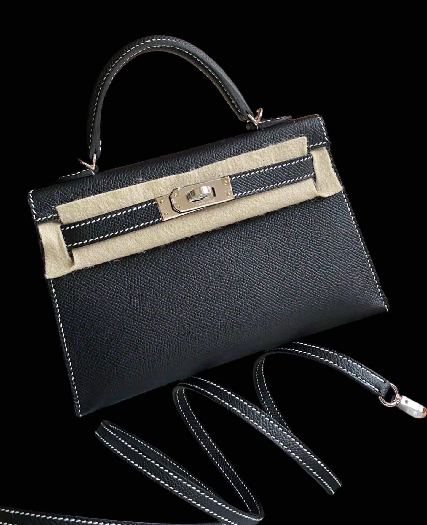 Kelly mini II HSS 89 noir ck epsom W (走白線）