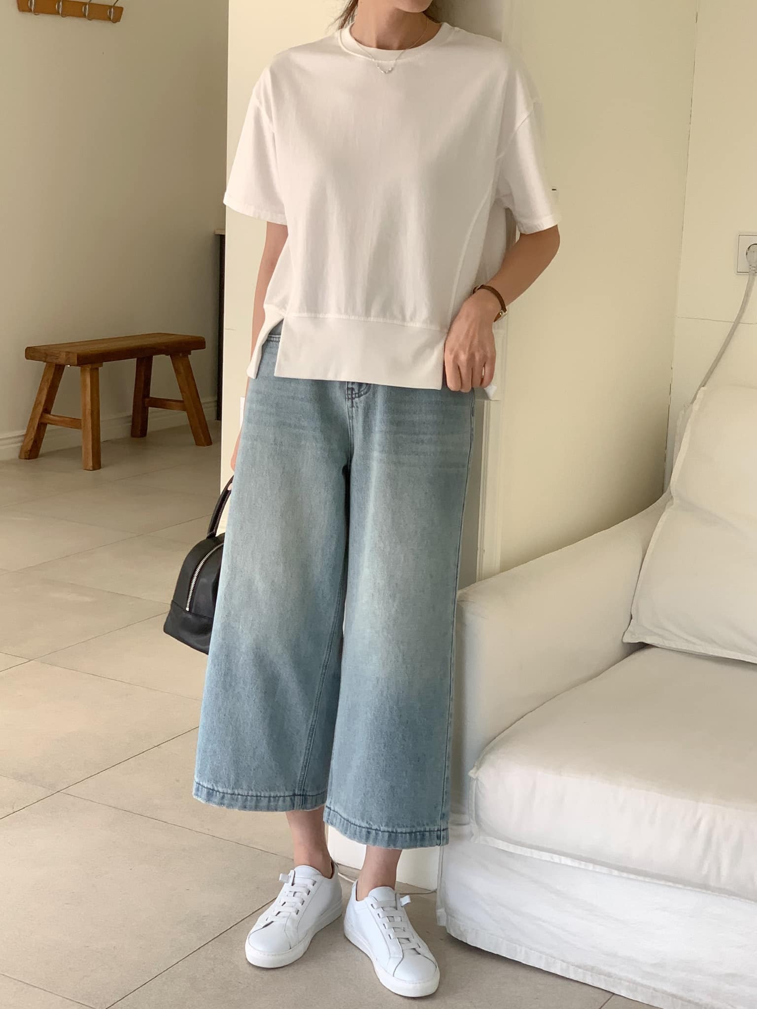 春夏新款/下缺口後開叉上衣 MANIFEST正韓🇰🇷