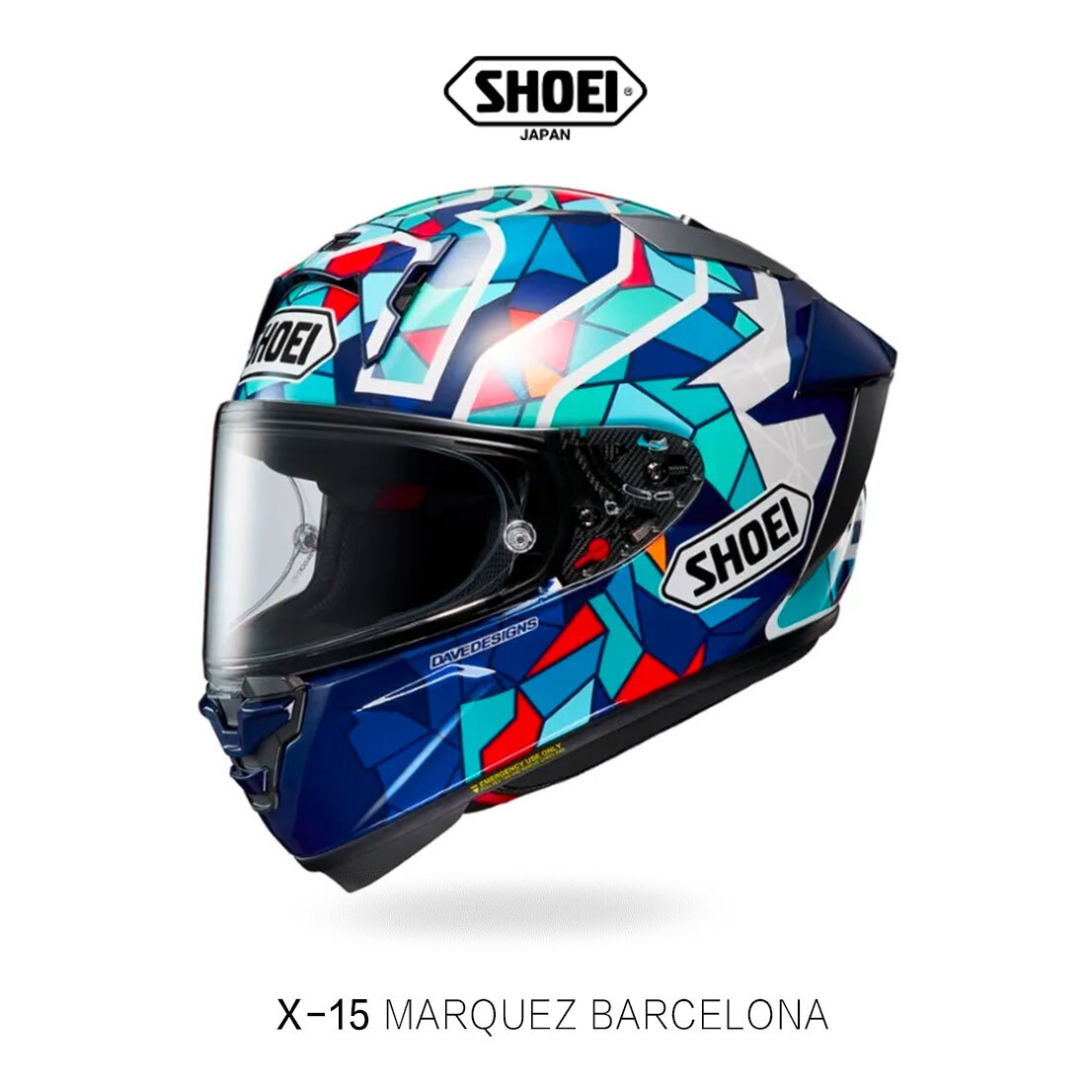 SHOEI X-FIFTEEN (X-15) -MARQUEZ BARCELONA 全罩安全帽