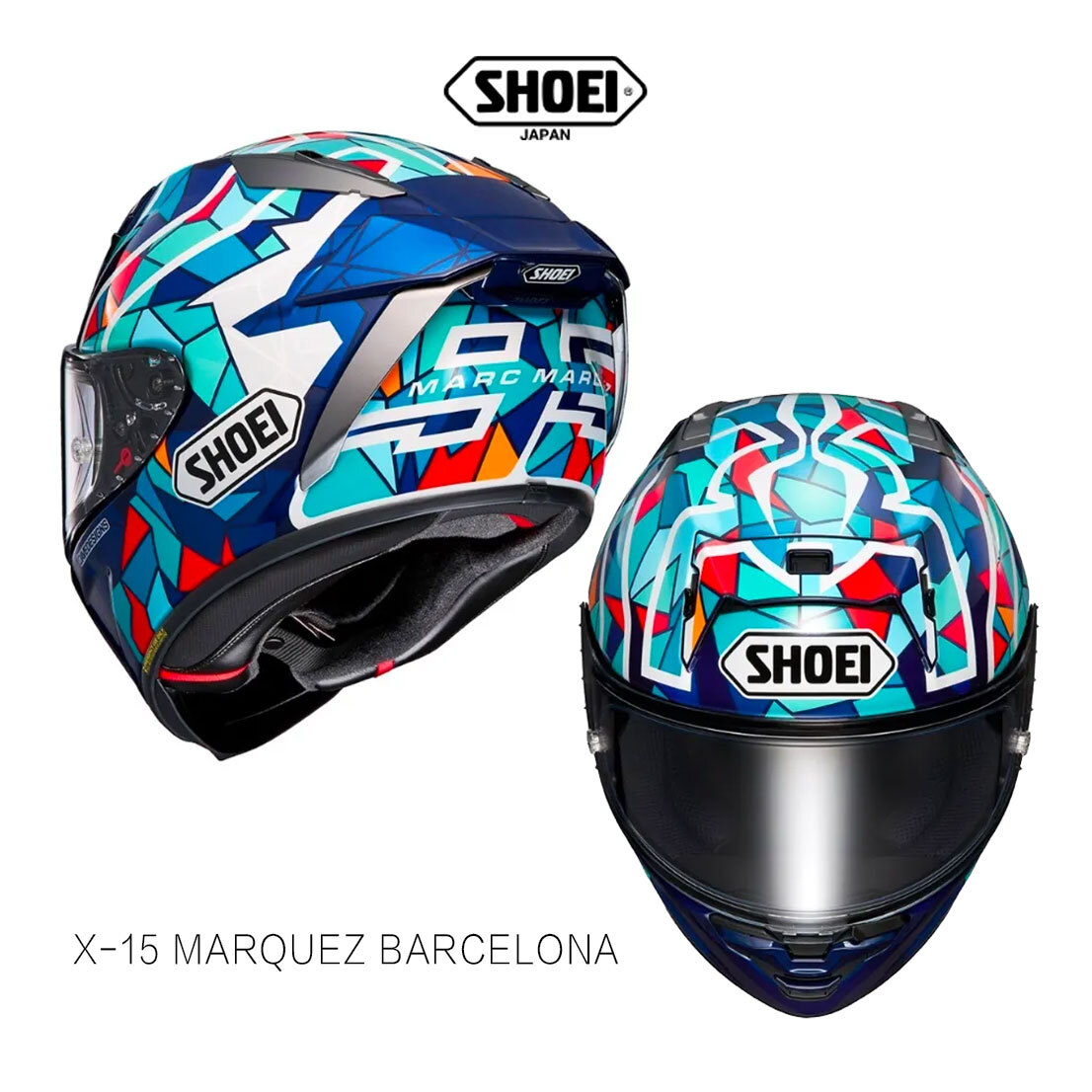 SHOEI X-FIFTEEN (X-15) -MARQUEZ BARCELONA 全罩安全帽