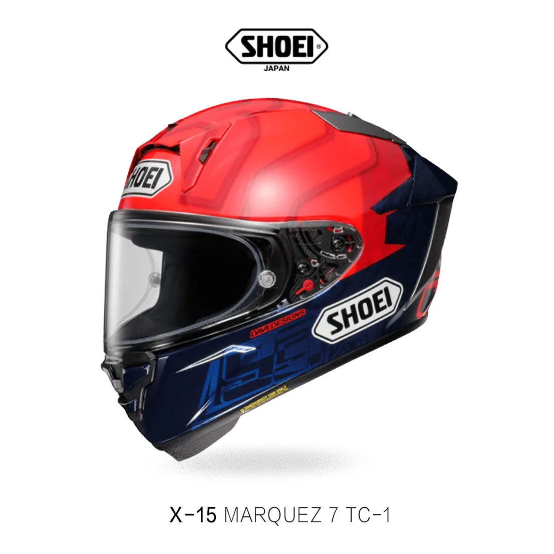SHOEI X-FIFTEEN (X-15) - MARQUEZ 7 TC-1 全罩安全帽