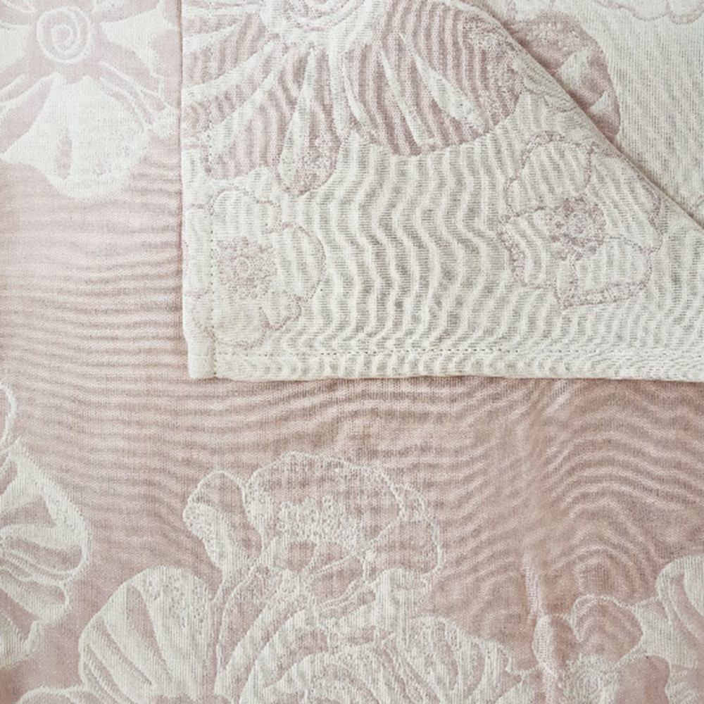 PIPPY生活家居--純棉多層紗緹花蓋毯(4層紗) -花遊 / 152x188cm