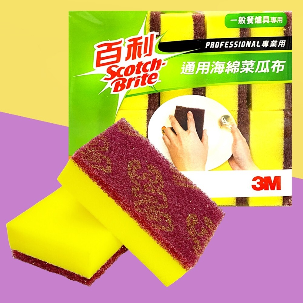 3M 百利 通用 海綿 菜瓜布 10入