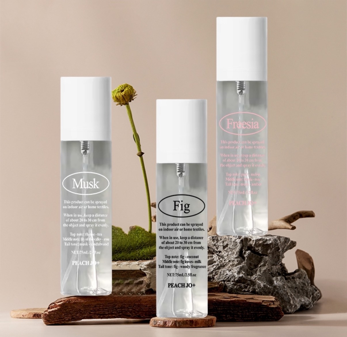 PEACH JO+ 韓國香氛噴霧3入組 75ml