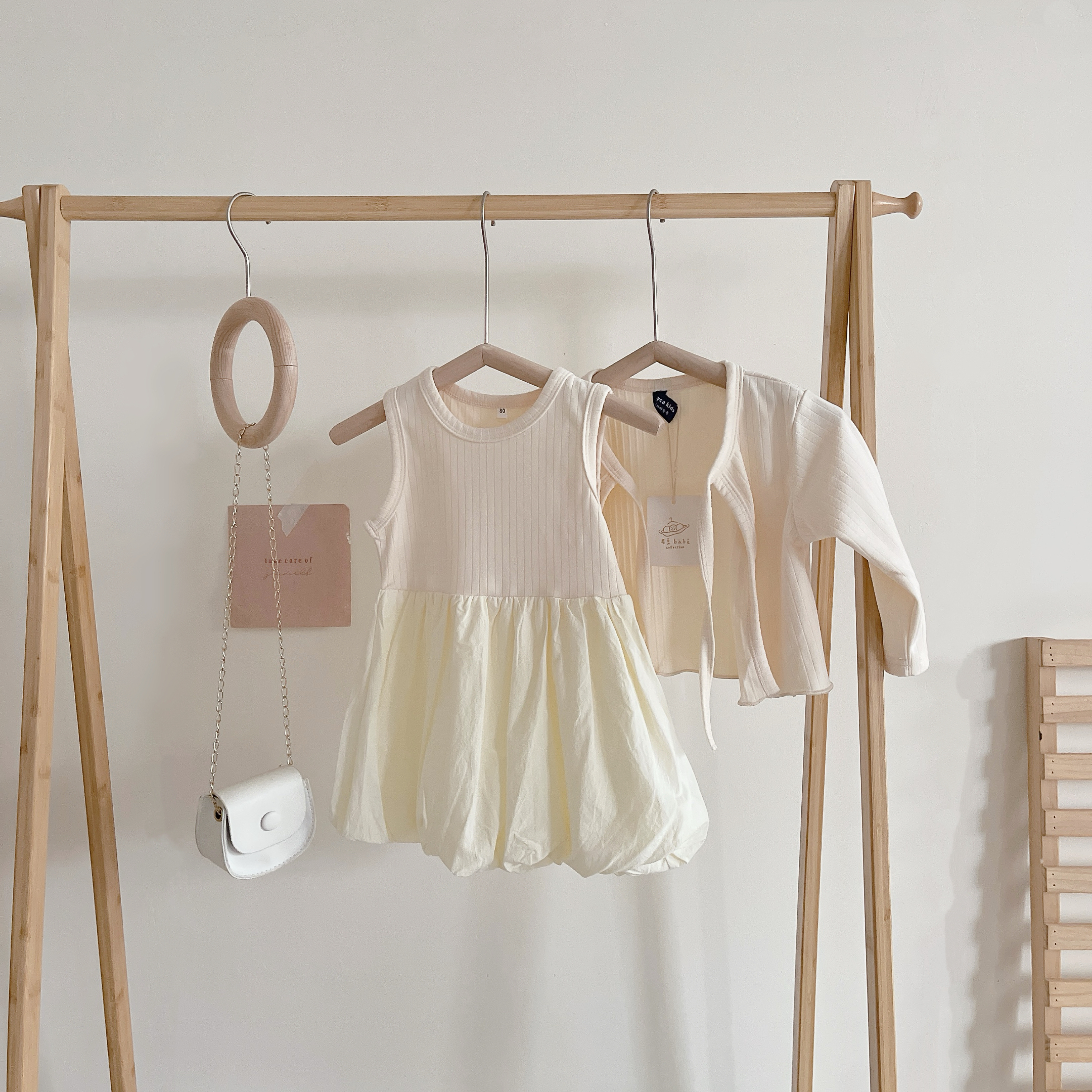 公主澎裙罩衫套裝