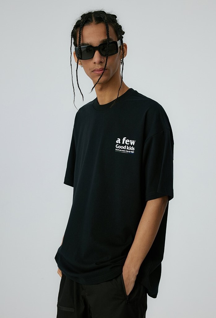 AFGK 胸前小標 多色 重磅 短T A FEW GOOD KIDS
