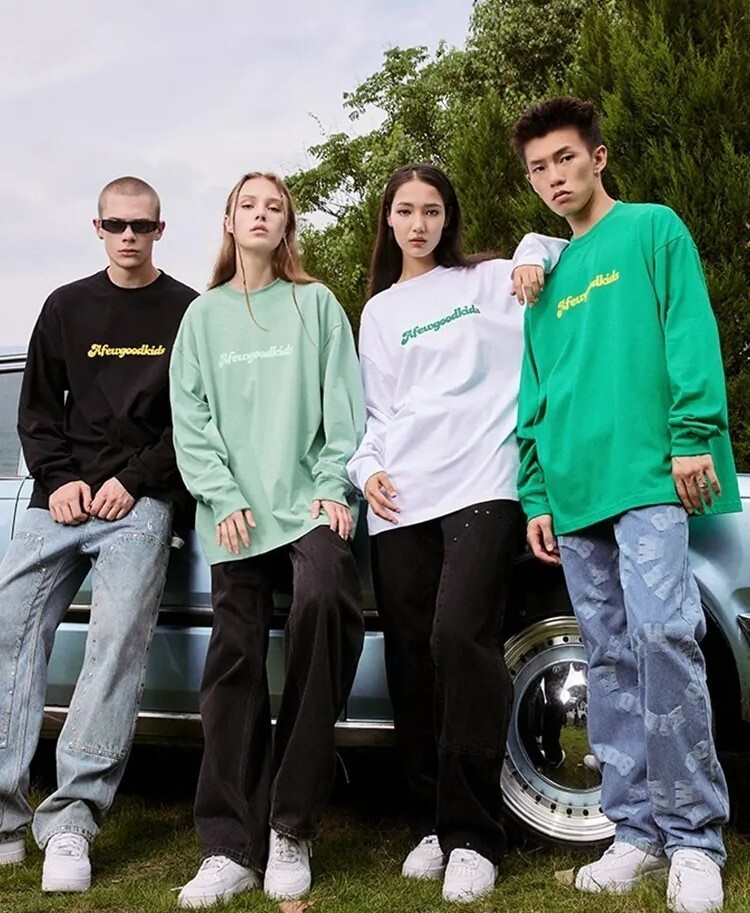 AFGK 純色背後環形字體Logo 長袖 A FEW GOOD KIDS