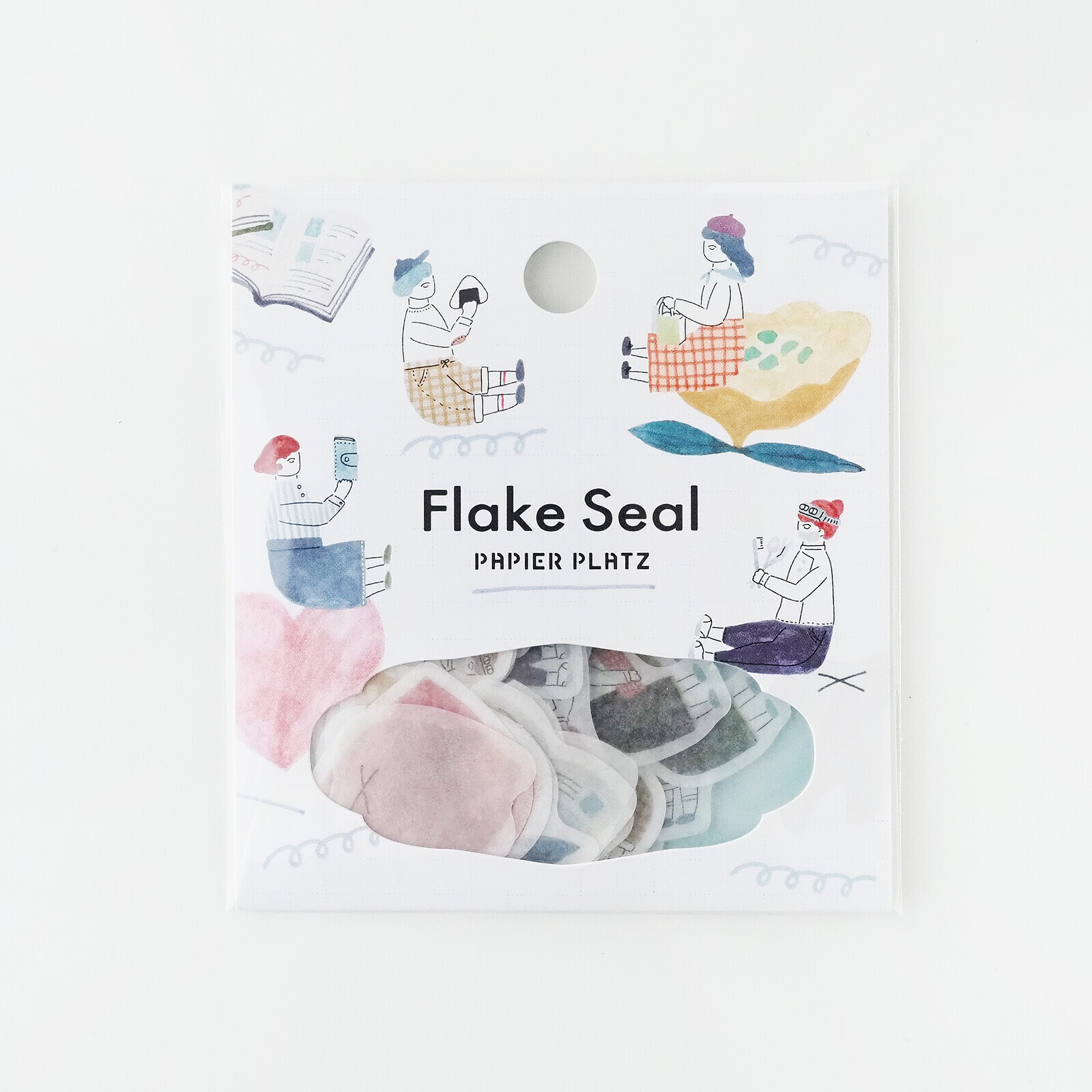 日本 PAPIER PLATZ x ASANEL｜小鎮生活｜和紙貼紙包 / JAPAN