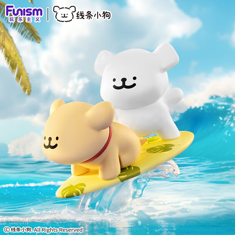 【IKAIKA】線條小狗—歡樂連連系列