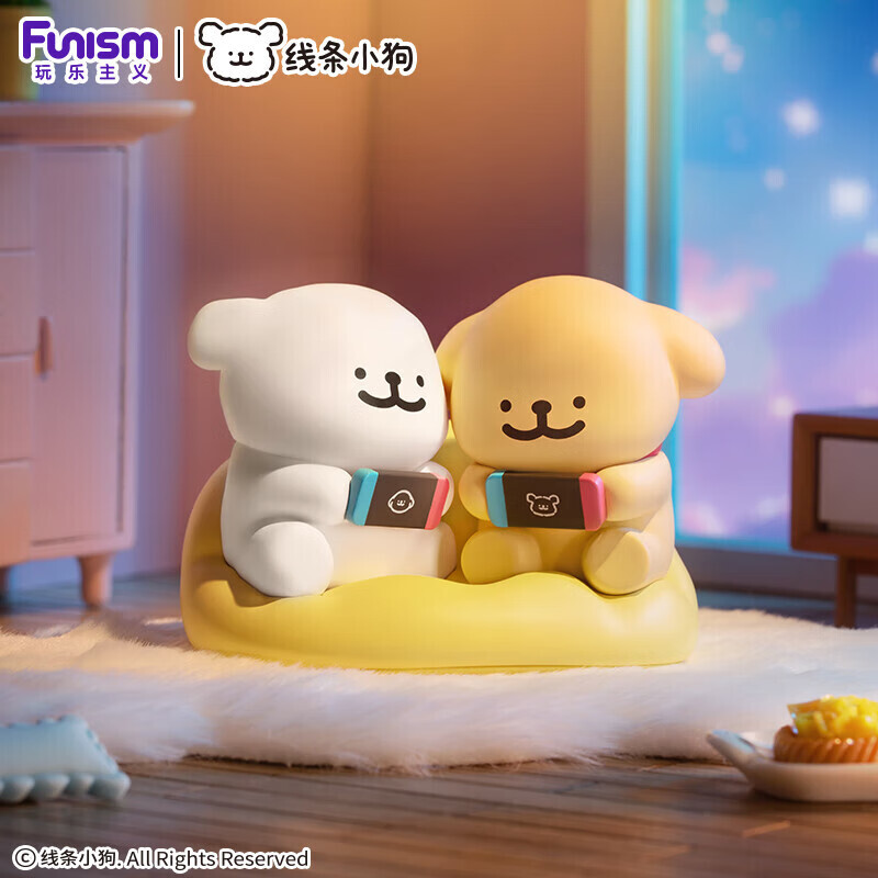 【IKAIKA】線條小狗—歡樂連連系列