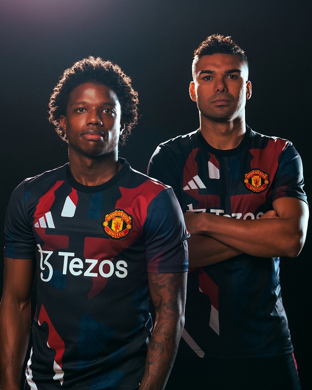 曼聯Adidas24/25三色長袖PRE MATCH