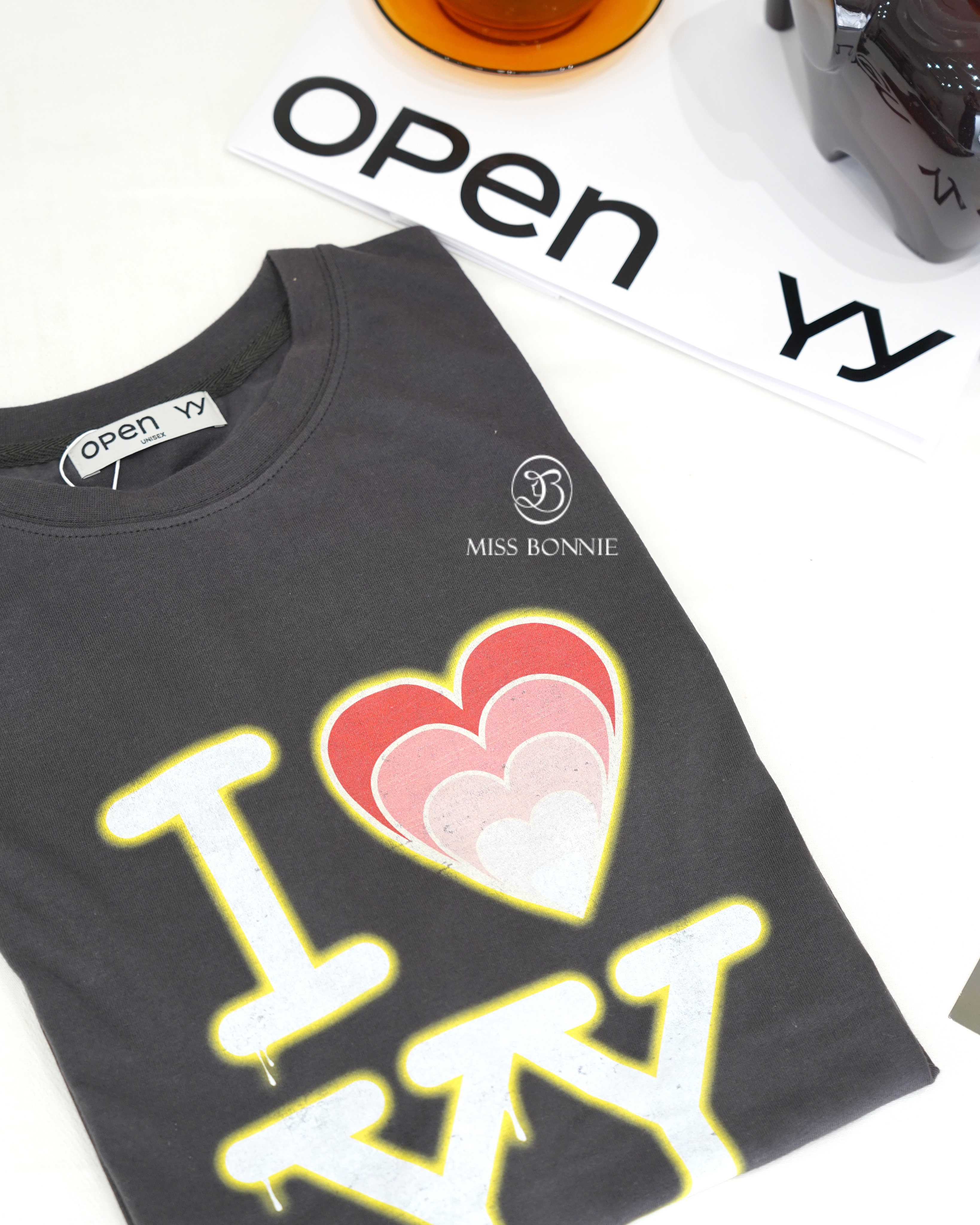 OPEN YY-I LOVE YY長版短袖