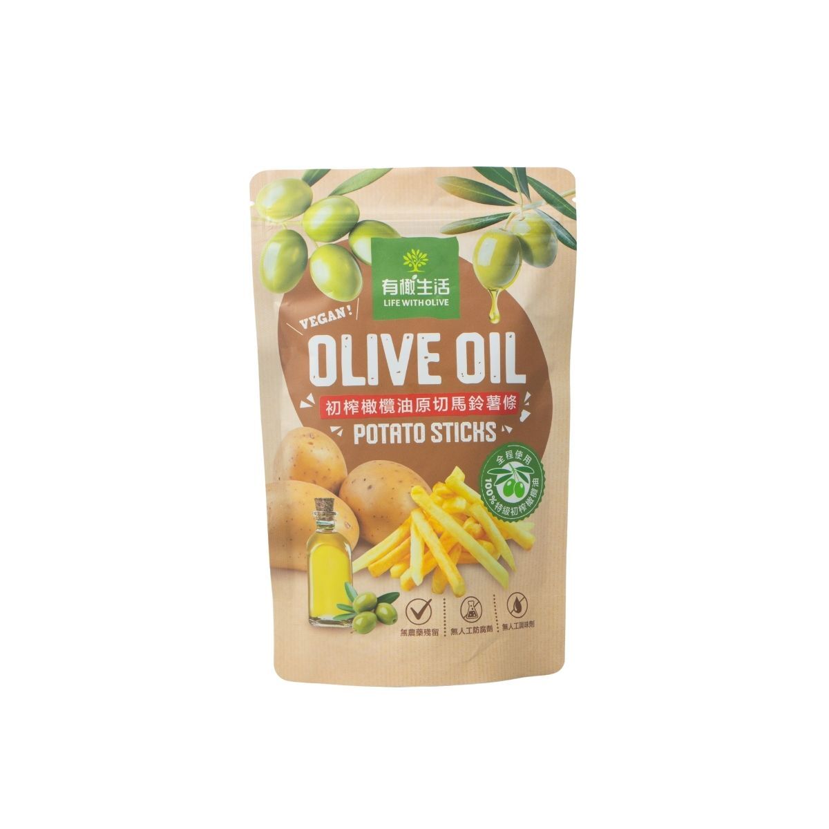 初榨橄欖油原切馬鈴薯條 60g