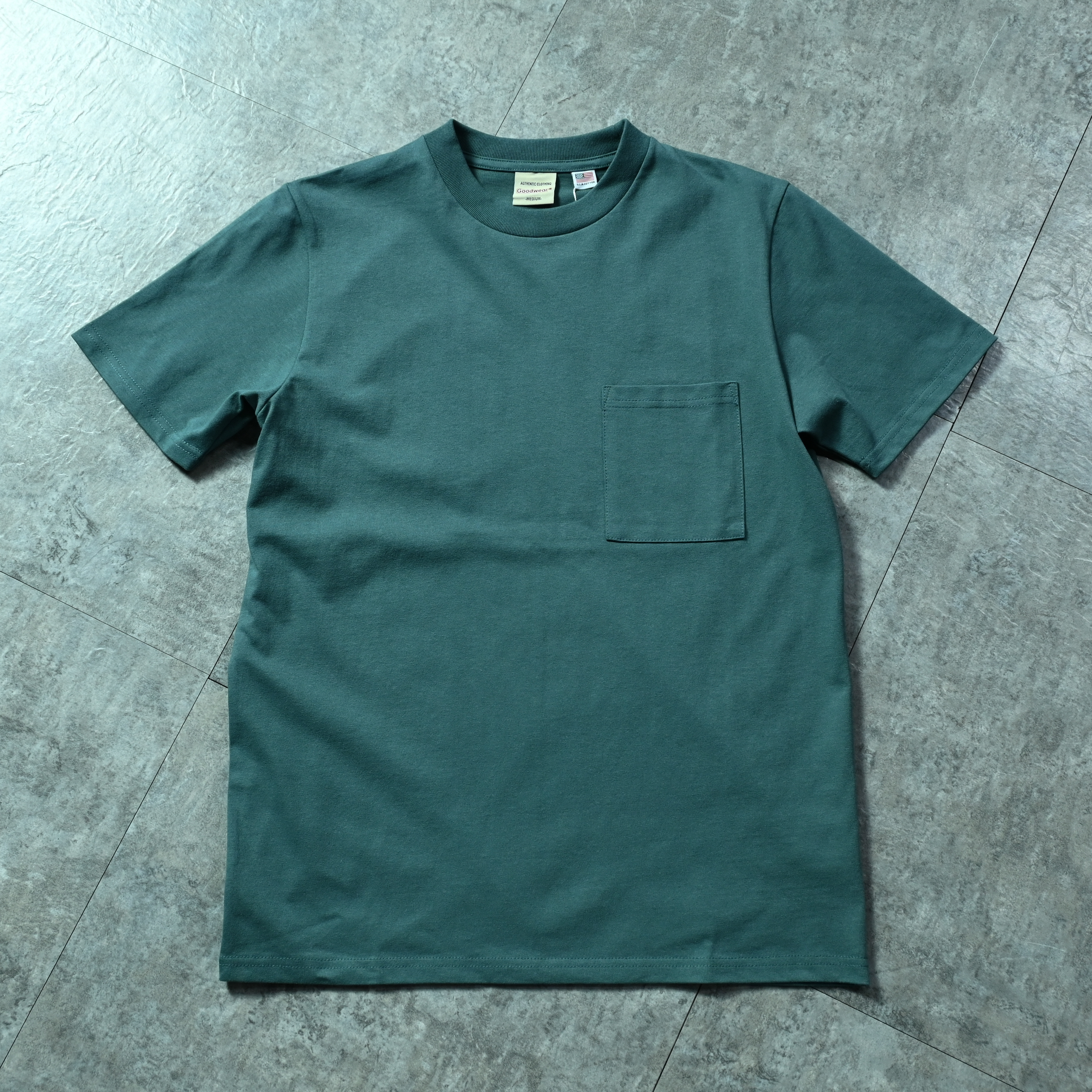 Goodwear Japan USA Cotton 吸水速乾 Pocket Tee
