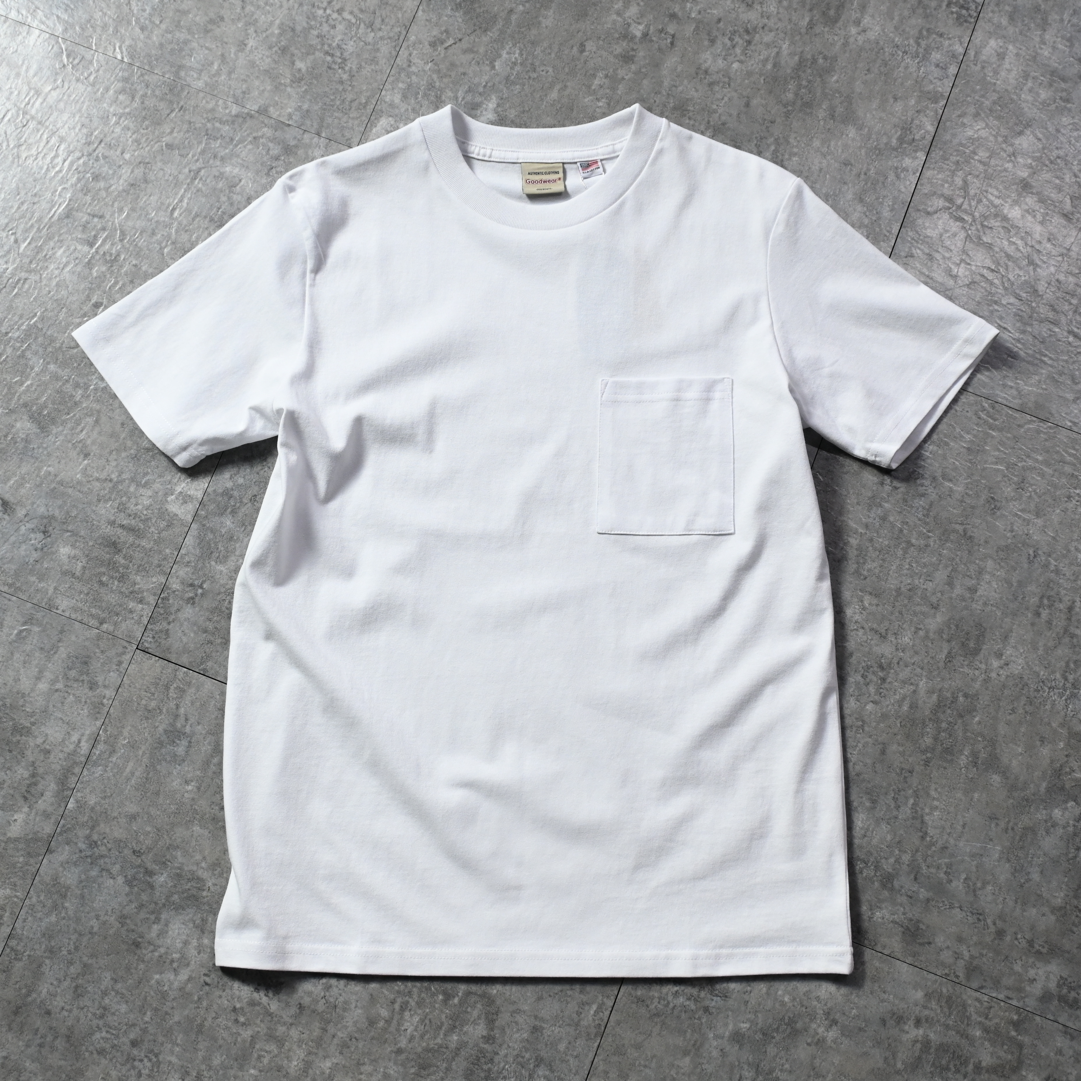 Goodwear Japan USA Cotton 吸水速乾 Pocket Tee