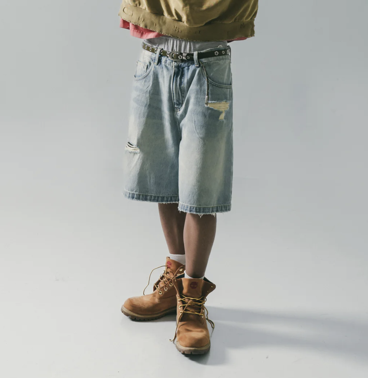 [現貨] Sense Destroy Wash Denim Shorts Blue | M25-24