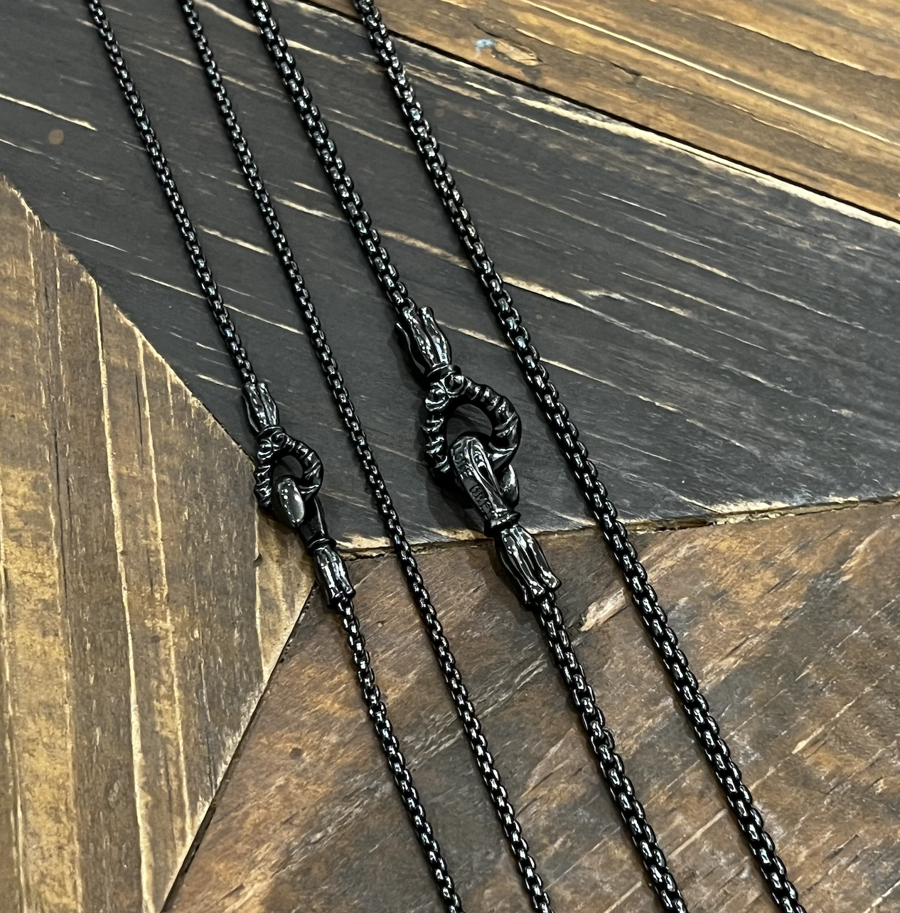 Black Rhodium Box Chain