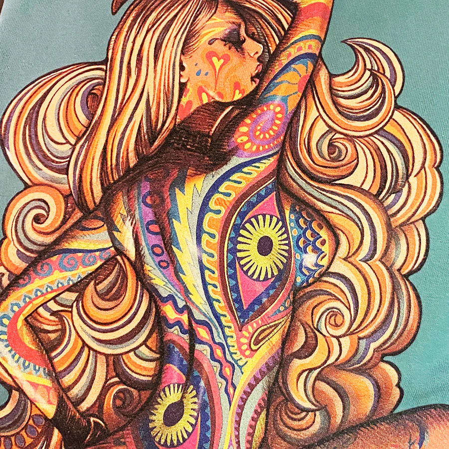 “PSYCHEDELIC GIRL” T-SHIRT