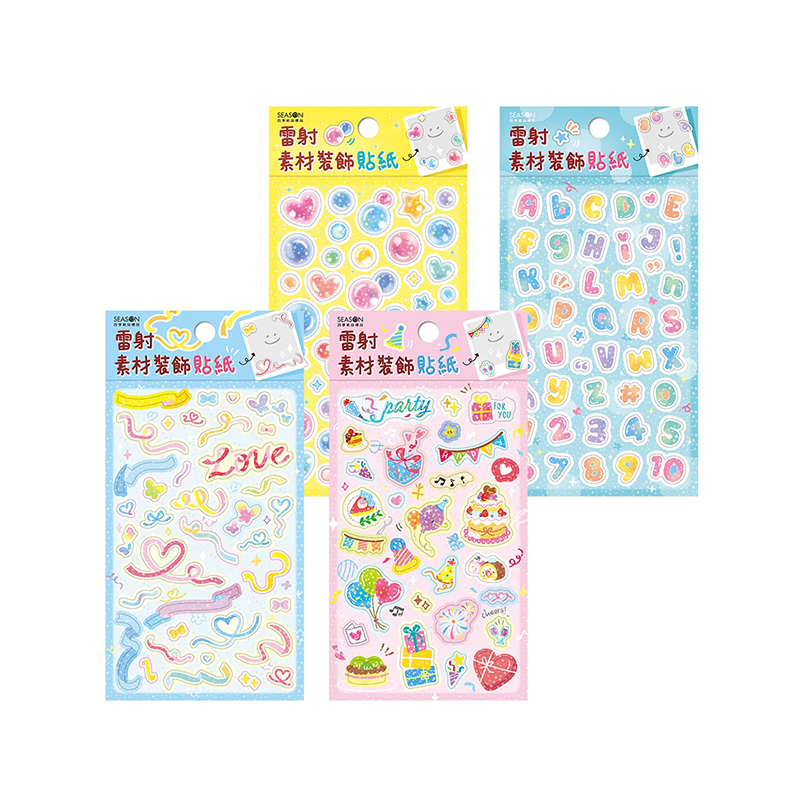四季紙品 雷射平面貼紙 【TZ4519】