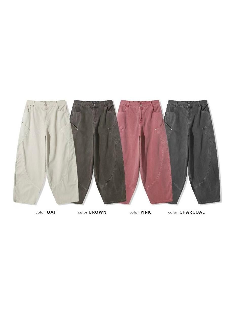 洗水淨色鬆身褲 SCOPE-093P