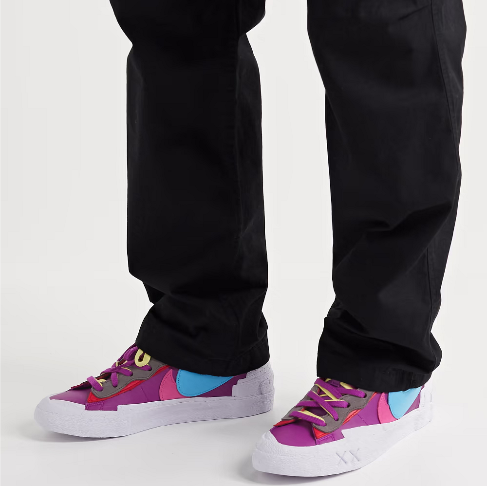 【逢甲FUZZY】Kaws x Sacai x Nike Blazer Low 雙勾 解構 聯名 紫色 DM7901-500