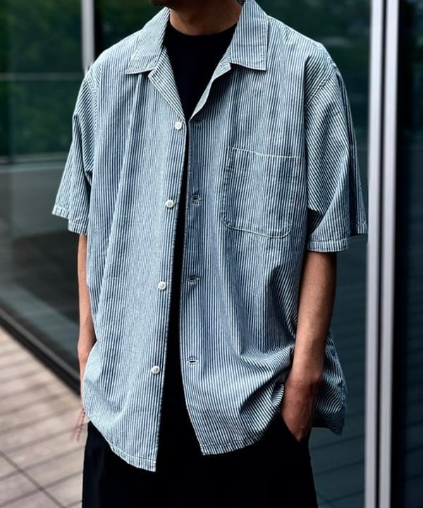 2025SS BEAMS JAPAN DENIM WORK SHIRT 丹寧 短袖 襯衫 現貨 11011562791