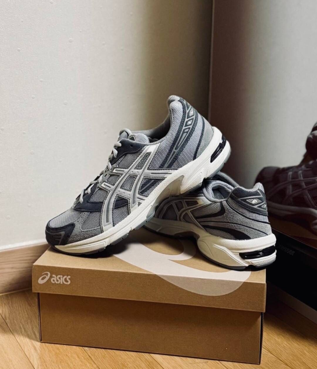 【代購】Asics Gel-1130 Anti-Slip Wear-Resistant Low-Top Training Shoes Unisex Gray
