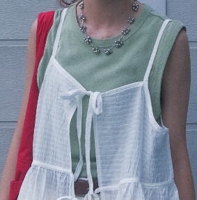 百搭圓領背心(綠/啡)