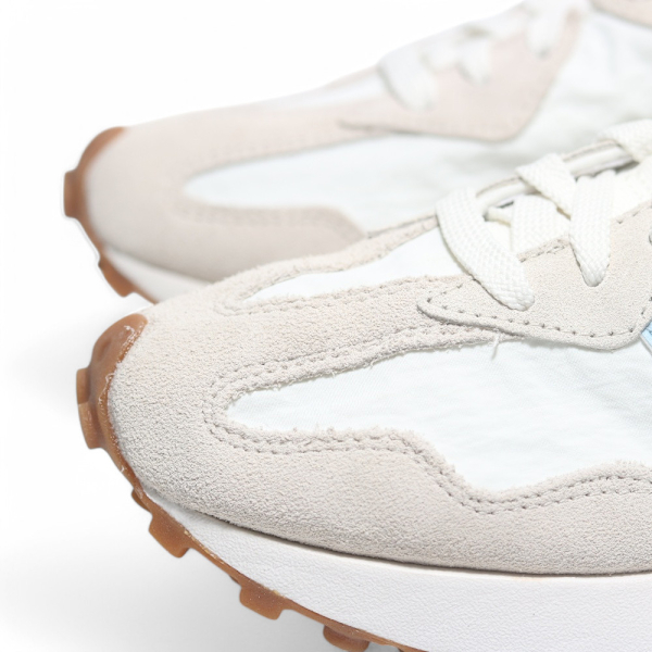 NEW BALANCE 休閒鞋 NB 327 米白藍 焦底 復古鞋 女 WS327FTA