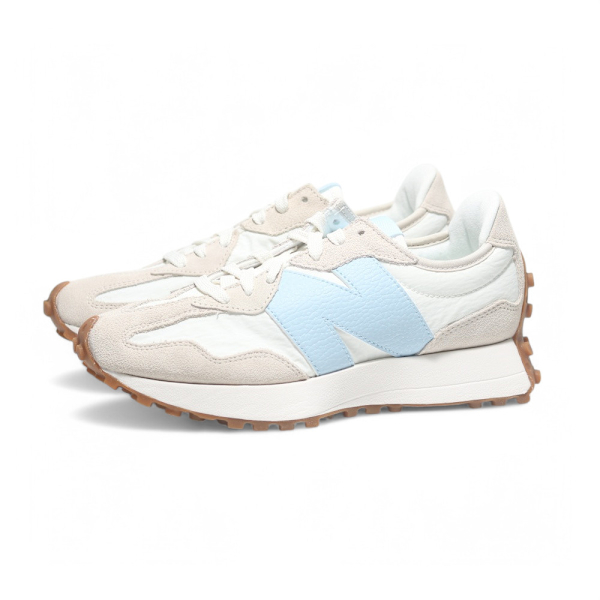 NEW BALANCE 休閒鞋 NB 327 米白藍 焦底 復古鞋 女 WS327FTA