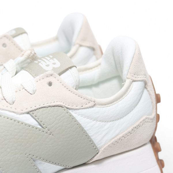 NEW BALANCE 休閒鞋 NB 327 米白綠 焦底 復古鞋 女 WS327FTB