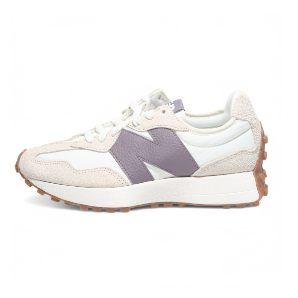 NEW BALANCE 休閒鞋 NB 327 米白紫 焦底 復古鞋 女 WS327FTC