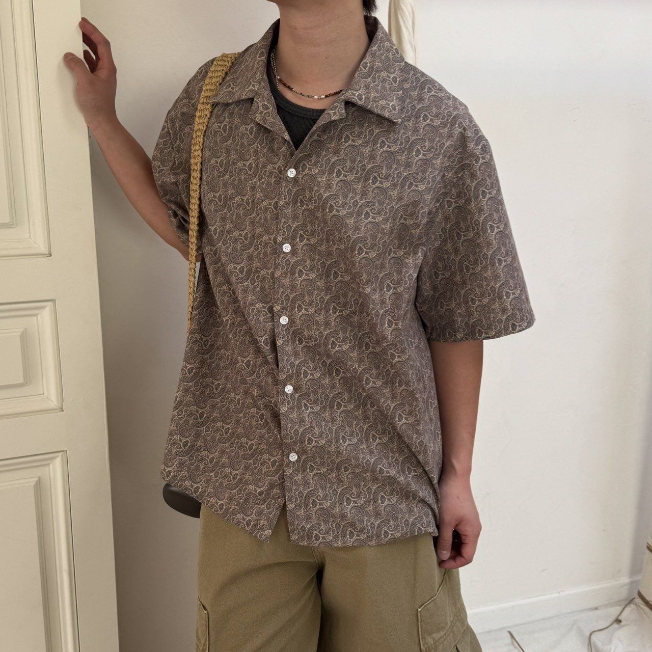 花紋短袖恤衫 BY ATTENTION-386S