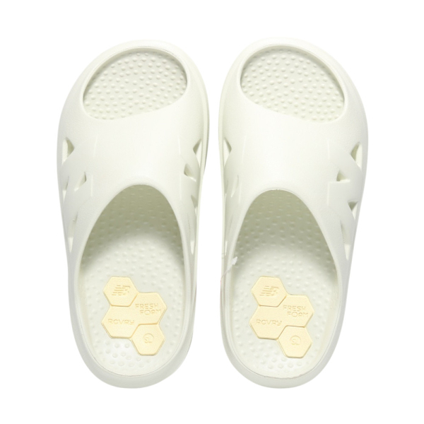 NEW BALANCE 拖鞋 NB 蘋果綠 洞洞 Q彈 防水 運動拖鞋 男女 RCVRYSN1