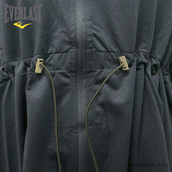 EVERLAST 外套 深藍 防曬 抗UV 收腰 連帽外套 女 4122340180